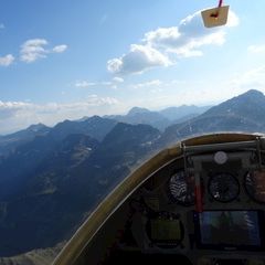 Flugwegposition um 14:28:04: Aufgenommen in der Nähe von Tragöß, 8612, Österreich in 2351 Meter